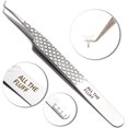thumbnail image 2 of LLBA Lash Tweezer Professional Volume False Lash Application Tool | Multi Shapes & Purposes Tweezers | Non-Slip Grip Tweezers for Volume, Isolation & Classic Lashes (Silver, All The Fluff Volume), 2 of 7