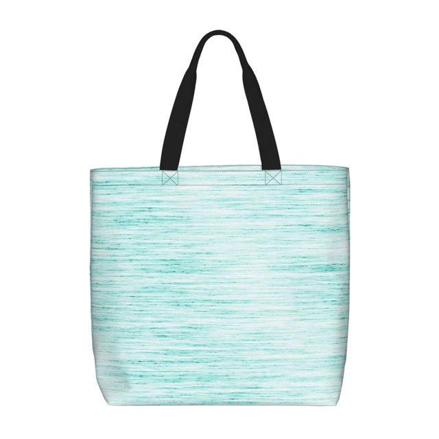 Disketp Blue Bright Bolsa Tote de Lona para Mujer, Bolso de Hombro y Cruzado con Cierre de Cremallera