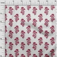 thumbnail image 3 of oneOone Viscose Jersey Magenta Fabric Block Fabric For Sewing Printed Craft Fabric By The Yard 60 Inch Wide-M6, 3 of 7