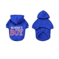 thumbnail image 4 of MarinaVida Pet's Hoodie Coat Mommy's Boy Printed Shirts Dog Warm Sweater Outdoor Hooded Sweatshirt, 4 of 6