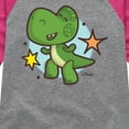 thumbnail image 3 of Disney - Rex - Toddler & Youth Girls Raglan Graphic T-Shirt, 3 of 4