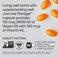 thumbnail image 5 of Sports Research® Vitamin D3 K2 with Coconut Oil | Plant Based Vitamin K2 MK7 + Vegan D3 5000iu (30 Veggie Softgels), 5 of 8