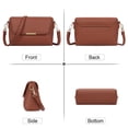 thumbnail image 2 of FALAN MULE Small Crossbody Bag for Women Leather Shoulder Purse Lightweight Handbag with Adjustable Strap, 2 of 6