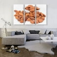 thumbnail image 2 of ARTCANVAS Almonds Restaurant decor Canvas Art Print - Size: 60" x 40" (0.75" Deep) (3-Piece), 2 of 9