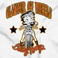 thumbnail image 2 of Betty Boop Biker Glamour On Wheels Zip Hoodie Sweatshirt Women Brisco Brands S, 2 of 5