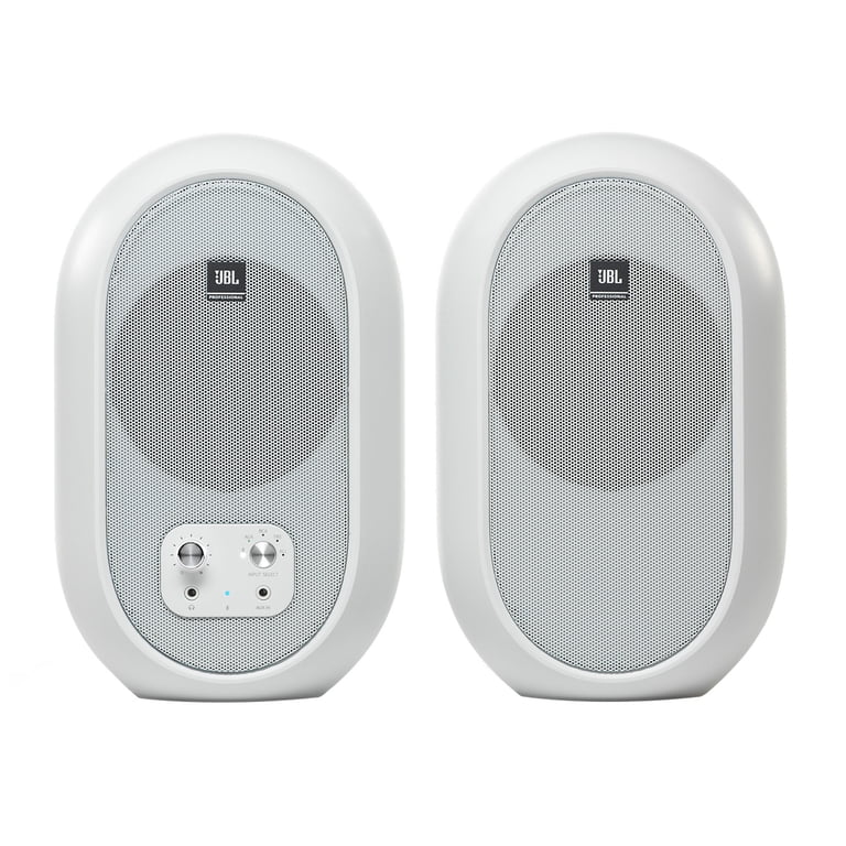 Pair JBL 104 Powered Studio Monitors w/Bluetooth+Headphones+Mic+