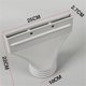 thumbnail image 3 of Conexión de extractor de ventanas | Adaptador de ventilación de secadora de CA | Perfil delgado de 2 cm | Conector de escape de plástico 22x25x2cm | Asegura 4 pestañas de bloqueo | Mejora el flujo, 3 of 8