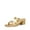 GOLD-METALLIC, variant on Women's Strappy Heels Block Open Toe Low Heel Chunky Mules Sandals Dress Shoes