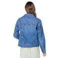 thumbnail image 2 of Celebrity Pink Women's Oversized Denim Jacket, Sizes XS-XXXL, 2 of 6