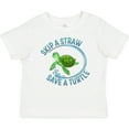 thumbnail image 3 of Inktastic Skip a Straw Save a Turtle with Cute Green Sea Turtle Boys or Girls Baby T-Shirt, 3 of 5