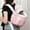Pink, variant on Winter Thickened Pet Carrier Backpack Chest Front Cat Carrier Bag for Small Dogs and Cats Portable Travel Bag with Panoramic View Breathable Design for Outdoor s
