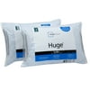 Mainstays HUGE Bed Pillow, 20" x 28", Set of 2