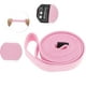 thumbnail image 3 of Bargains Únicos 1 Pc Banda de Estiramiento de Yoga para Mujeres para Ejercicio de Estiramiento de Gimnasio 78.74" Longitud Rosa Algodón Poliéster Látex, 3 of 4