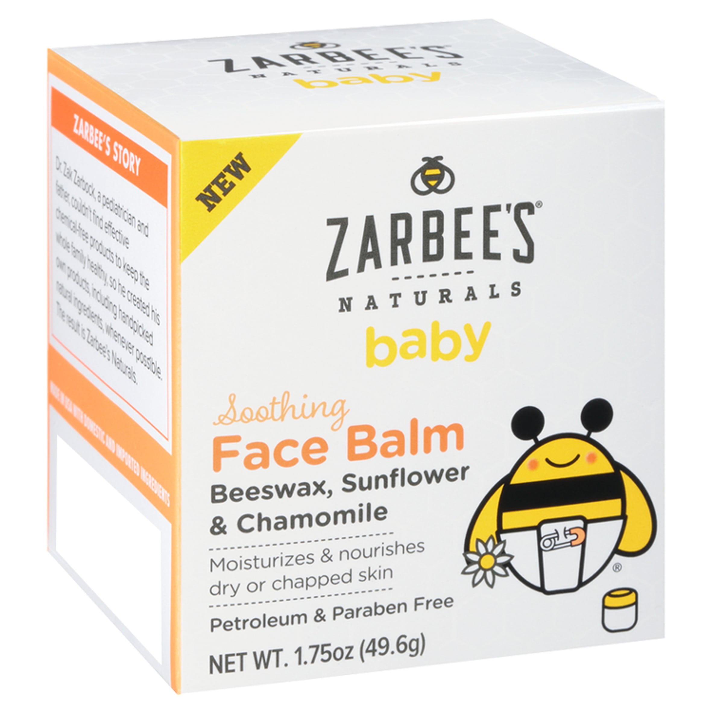 Zarbee's Naturals Baby Beeswax, Sunflower & Chamomile Soothing Face