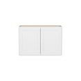 thumbnail image 3 of Furinno Shaker Wall Kitchen Cabinet 2-Doors, Ready to Assemble, 12 D x 36 W x 24 H, White, 3 of 8