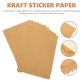 thumbnail image 3 of 100 Sheets Kraft Paper Sticker Printer Kraft Paper Adhesive Kraft Paper Kraft Paper Label, 3 of 6