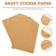 thumbnail image 5 of 100 hojas Kraft Papel Sticker Impresora Kraft Paper Adhesivo Kraft Paper Kraft Paper Etiqueta, 5 of 7