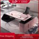 thumbnail image 2 of Designer Free Shipping Office Desk Pink Women High Quality Customized Computer Desk Boss Unique Mesa Escritorio Office Furniture My Lux Decor Round, 2 of 18