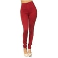 thumbnail image 1 of jeans Longs Unis pour Femmes, Taille Haute, Denim Classique, 1 of 5