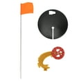 thumbnail image 2 of Ice Fishing Rod Marker Flag, ABS Winter Ice Fishing Rod Marker Flag Practical Lightweight  For Positioning For Ice Fishing Spots, 2 of 8