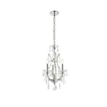 2800 Maria Theresa Collection Pendant D:12in H:22in Lt:4 Chrome Finish (Royal Cut Crystals)