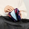 thumbnail image 5 of Flamingo Sanitary Napkin Bag with Plush Fabric, Sponge, and Oxford Cloth Materials - Small Makeup Pouch for Purse and Travel Organizer Zipper Pouch - 4.7x6.6x6.6 in, 5 of 6