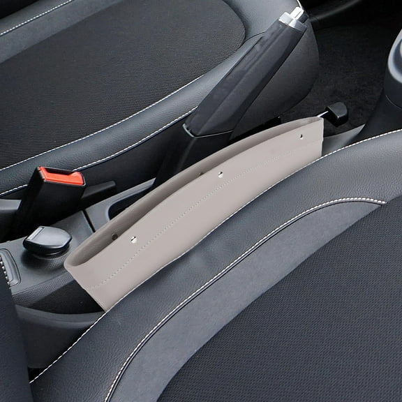 PBPBOX Car Organizer Between Front Seats for Catch Fallen Items Grey 1Pack