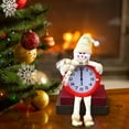 thumbnail image 1 of ZZkhGO Christmas Alarm Clock, Bedside Decoration Clock, Cute Silent Clock with Santa Snowman Design, 1 of 7