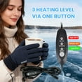 thumbnail image 4 of Heated Gloves Heated Gloves For Men Women With 3 Heat Settings Touchscreen Warming Gloves For Climbing Hiking Cycling Camping, 4 of 8