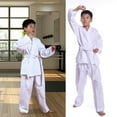 thumbnail image 2 of Light Weight Karate Suit Children Taekwondo Uniform for Kids Teen Martial Art Training Karate Clothes Taekwondo Uniform, 2 of 9