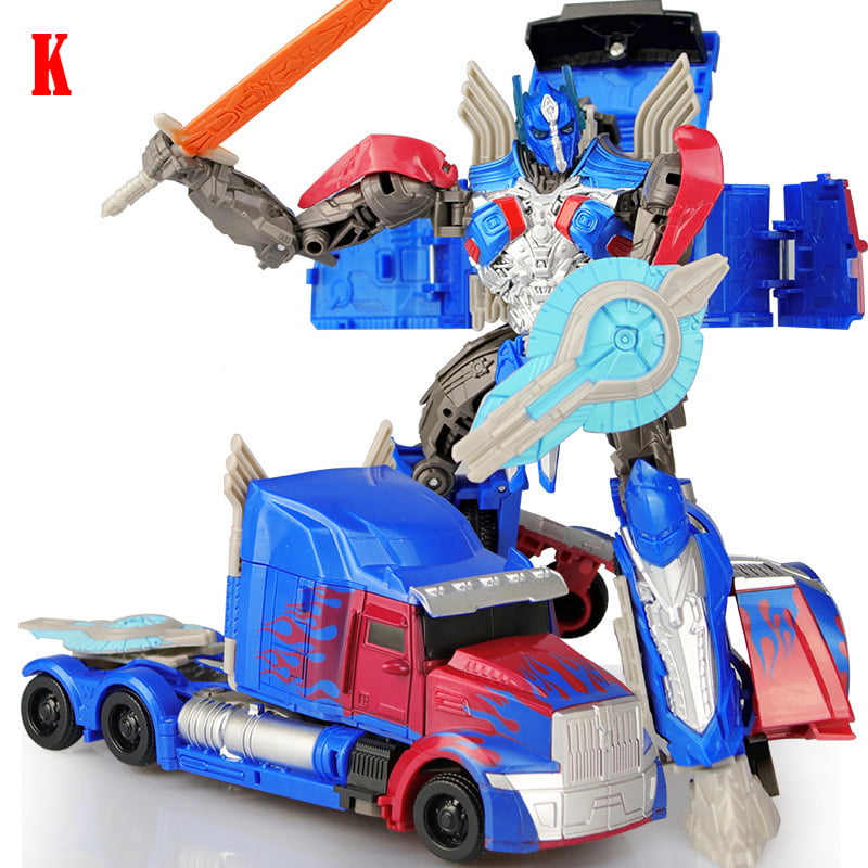 Optimus Prime Transformers Car Action Figures Bumblebee Megatro Kids Toys Gift 
