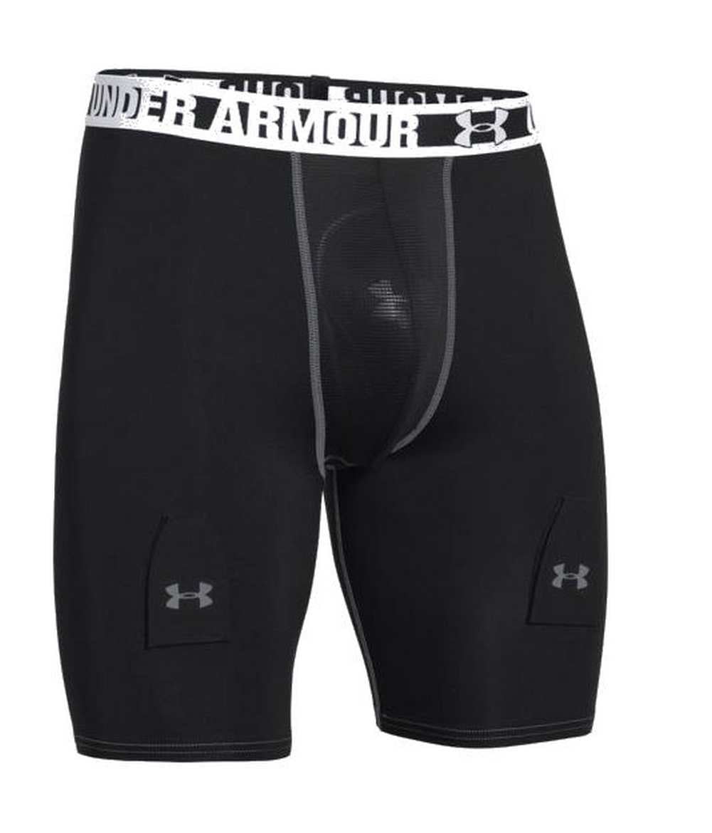 Details about   UNDER ARMOUR Purestrike Compression Shorts Cup Men’s Hockey Shorts 1276973-001 