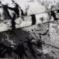 thumbnail image 5 of La Dole Rugs grey cream abstract runner rug 3x5 hallway (2'7" x 4'11", 80cm x 150cm), 5 of 5