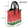 thumbnail image 3 of Watermelon Background With Seed Rivet Fashion One-Shoulder Women's Handbag Tote Bag, 3 of 6