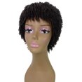 thumbnail image 2 of LUXLUXE Kayla Curly Locs 11 in Long Full Wig Full Cap Wig, Heat Resistant Fibers, Medium Brown Color, 2 of 6