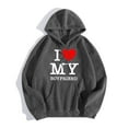 thumbnail image 2 of WEAIXIMIUNG Sweat à Demi-Zip pour Femmes Sans Capuche Saint-Valentin Adulte Manches Longues Imprimé Graphique Sweat à Capuche Pull Chandails en Molleton à Cordon, 2 of 4
