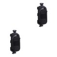 thumbnail image 3 of Soidarity Bolsa para exteriores, para acampar, bolsa para teléfono, paquete reutilizable para correr, organizador externo adicional, bolsillo para Negro 2piezas Soidarity CBP277052, 3 of 6