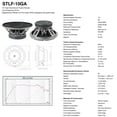 thumbnail image 6 of Sound Town 2-Pack 10" 250W Cast Aluminum Frame Woofer w/ 3" Voice Coil, Replacement Woofer for PA/DJ Speaker, Bass Guitar Cabinets (STLF-10GA-PAIR), 6 of 6