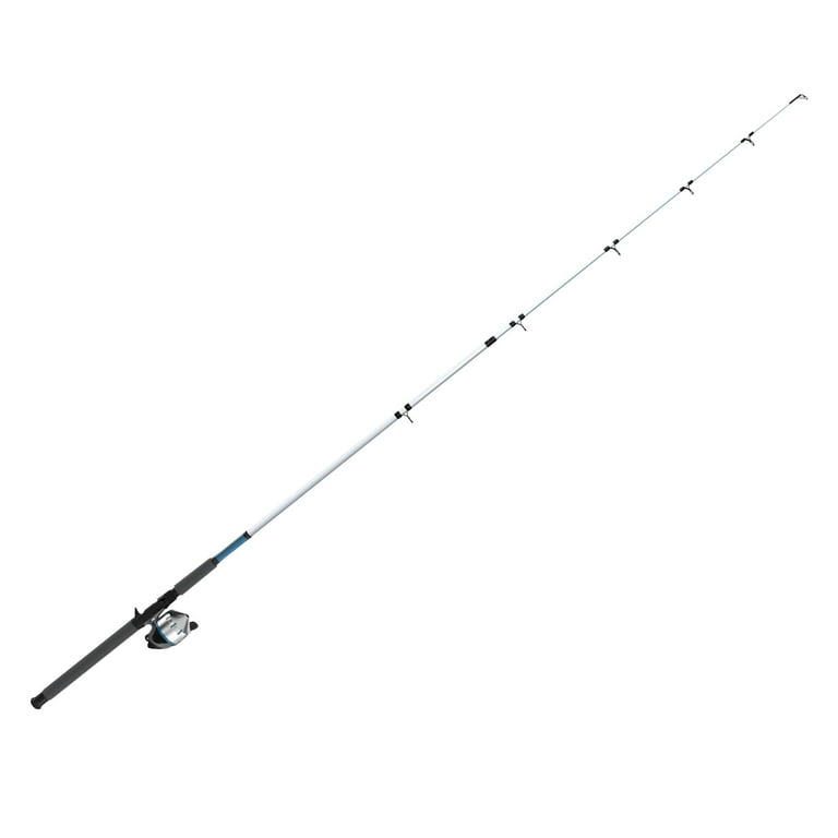 Zebco 606 Salt Fisher Spincast Reel and Fishing Rod Combo, 7-Foot