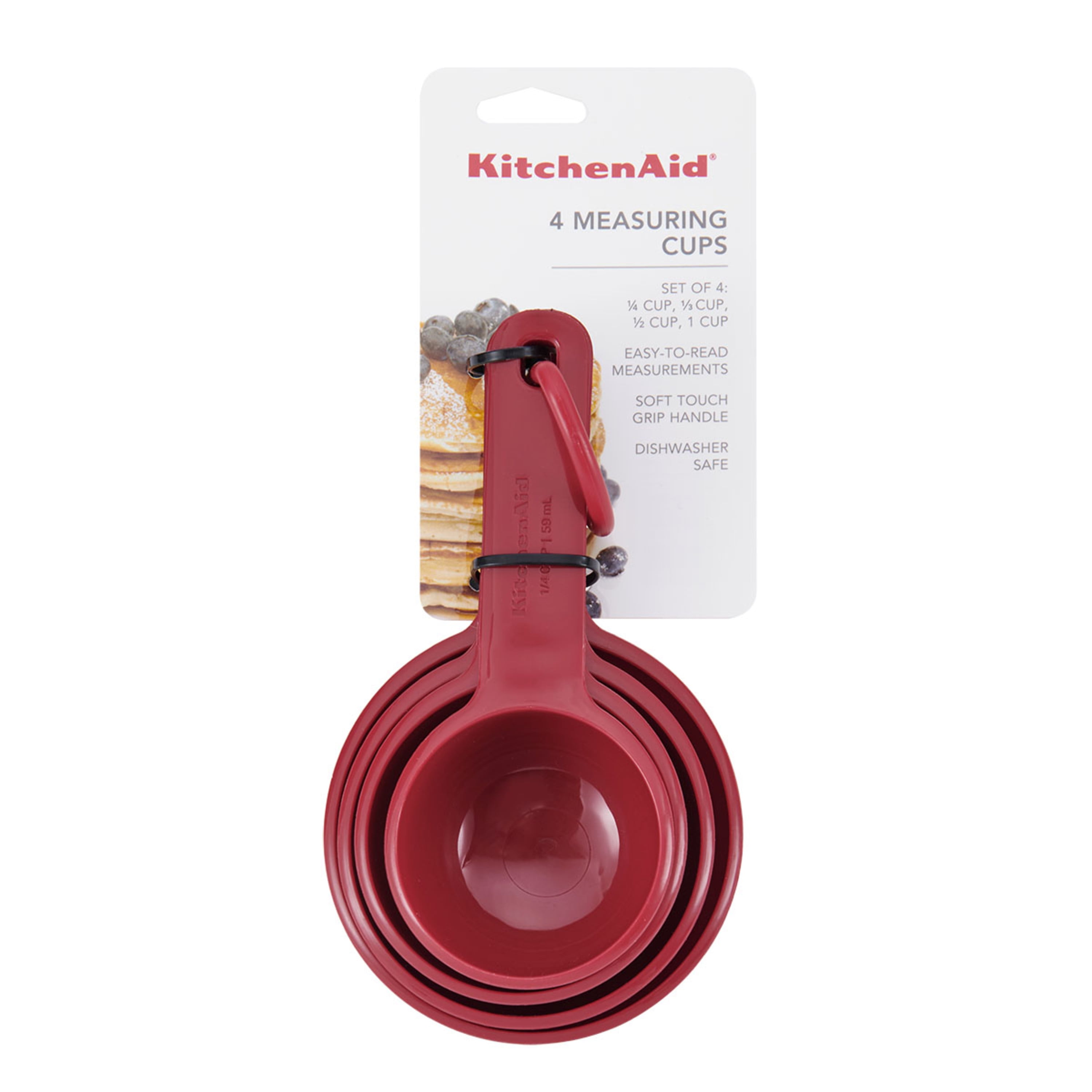 KitchenAid Classic Measuring Cup - Set of 4 (Red)