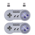 thumbnail image 1 of Paquete de 2 mandos inalámbricos USB ZAMPAM de 2,4 GHz, compatibles con juegos de SNES y Nintendo Switch. Gamepad USB retro para Windows, Mac, Linux, Raspberry Pi y RetroPie. Diseño clásico, listo par, 1 of 6