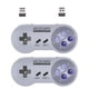 thumbnail image 1 of Paquete de 2 mandos inalámbricos USB ZAMPAM de 2,4 GHz, compatibles con juegos de SNES y Nintendo Switch. Gamepad USB retro para Windows, Mac, Linux, Raspberry Pi y RetroPie. Diseño clásico, listo par, 1 of 6