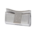 thumbnail image 2 of Elegant Silver Evening Clutch with Crystal Embellishment - Perfect for Weddings, Parties, and Formal Events, 2 of 13