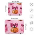 thumbnail image 3 of Pink Pumpkins and Bows Dish Drying Mat Dish Drainer Rack Mats Water Absorbent Non-Slip Easy Clean Heat Resistant for Kitchen Counter, 3 of 8