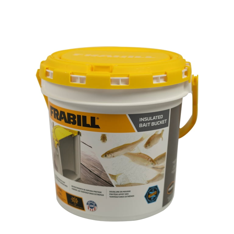 Frabill Insulated Bait Bucket, 8 Qt with Foam Liner photo 1