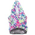 thumbnail image 3 of Justice Pet Wastebag Dispensing Pocket Fleece Tiedye Dog Hoodie, M, 3 of 6