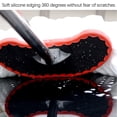 thumbnail image 3 of Fmxomd 47.5" Car Wash Brush Mop Cleaning Tool with Long Handle for Washing Detailing Cars Truck, SUV, RV, Trailer, Microfiber Sponge Duster Not Hurt Paint Scratch Free, 3 of 9