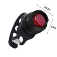 thumbnail image 3 of Arghm Bicycle Light,Front And Rear,LED,Suitable Night Riding,0.9x0.82 in,Aluminum Alloy,Waterproof,Bike Helmet,Wheelchair, 3 of 7