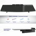 thumbnail image 6 of VIVO Floating Wall Mount 14" Tempered Glass Shelf for DVD Player, Gaming, Audio, 6 of 8