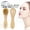 Yellow, variant on Kokovifyves Beauty Tools New Natural Bristle Dry Skin Exfoliation Brush Massager Face Brush Body Brush